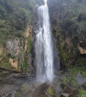 Merawu Waterfall in Giri Tirto Village